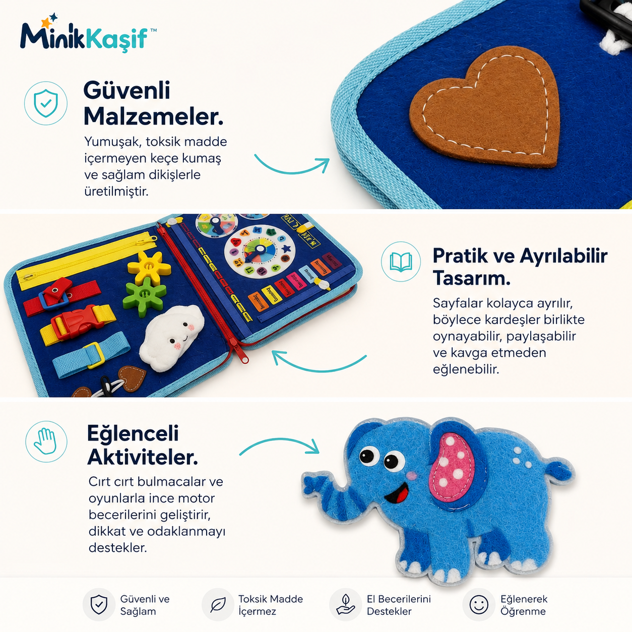 MinikKaşif™ Eğitici Aktivite Çantası